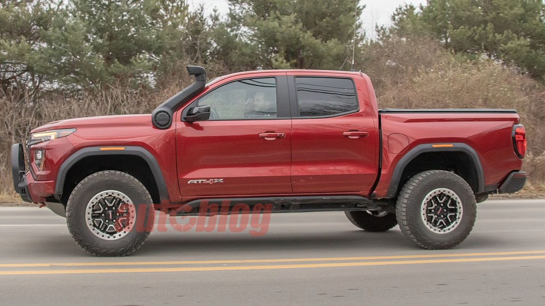 AEV-upgraded GMC Canyon AT4X, Chevy Colorado ZR2 appear in spy photos