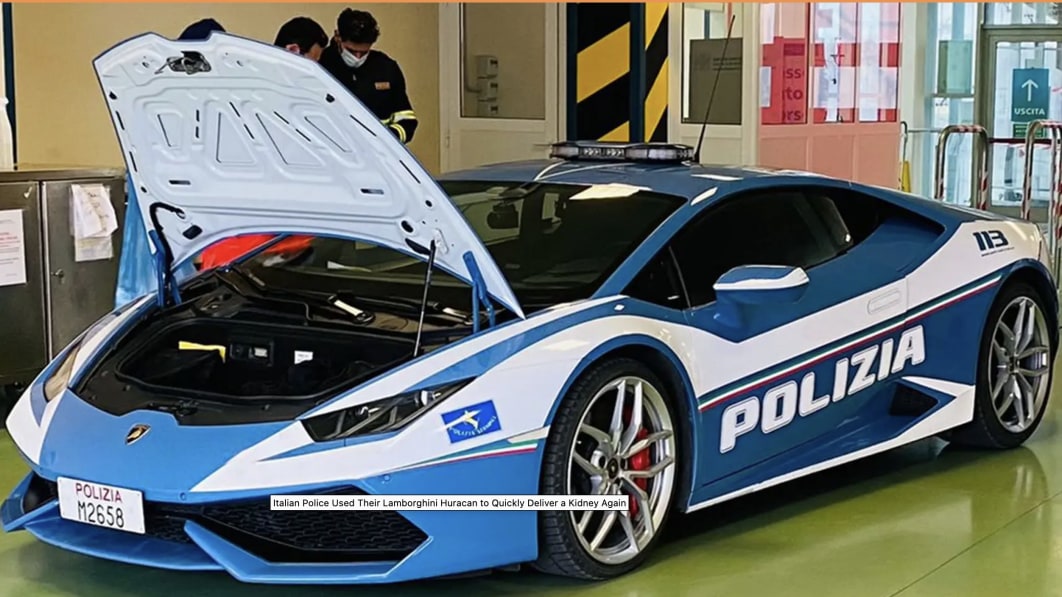 Lamborghini to the rescue, providing high-speed transport for organ transplants – Autoblog