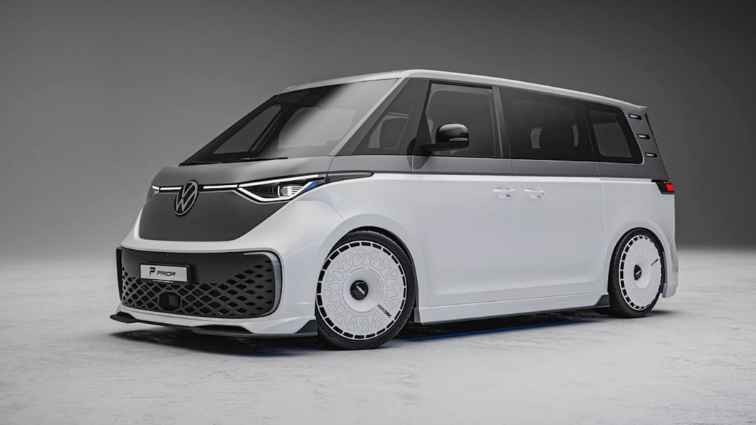 Prior Design VW ID. Buzz embellishes the electric box with attitude