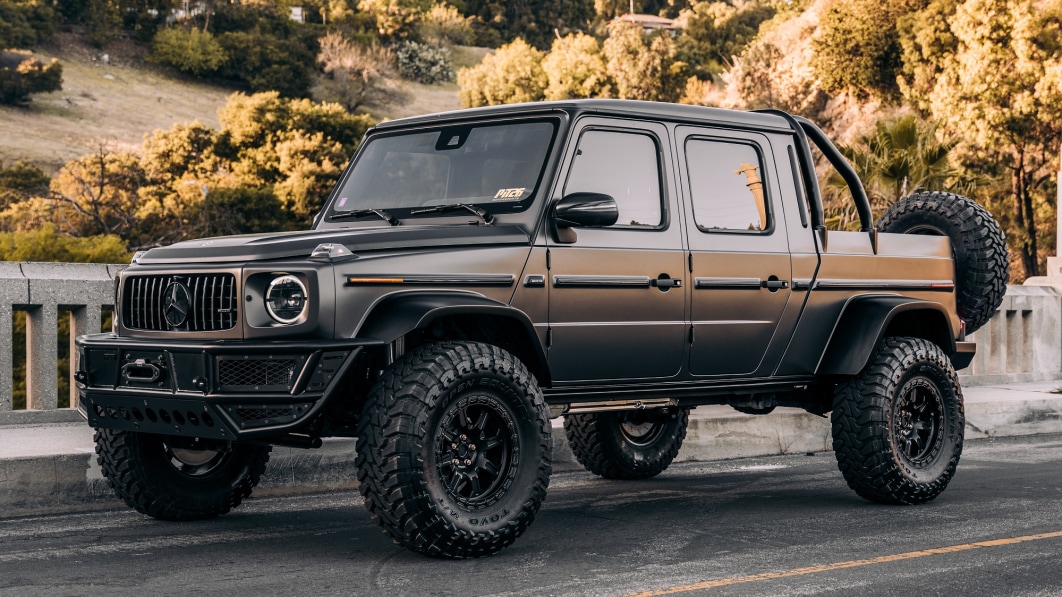 Pit26 turns the Mercedes-AMG G63 into a crew-cab pickup