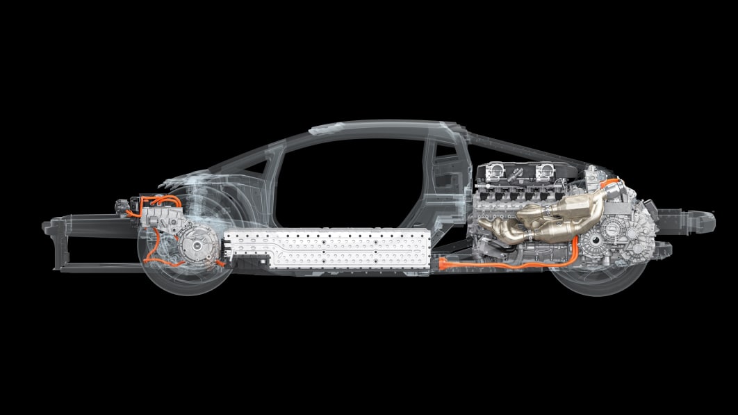 Lamborghini previews the Aventador’s hybrid, 1,000-hp successor
