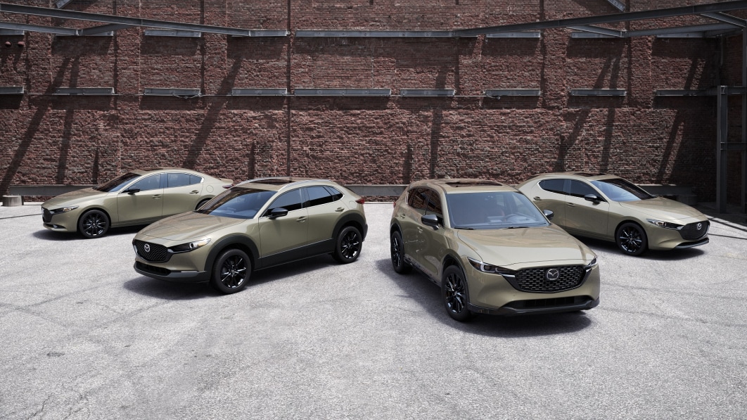 2024 Mazda3, CX-30, and CX-5 get distinctive Carbon Turbo edition