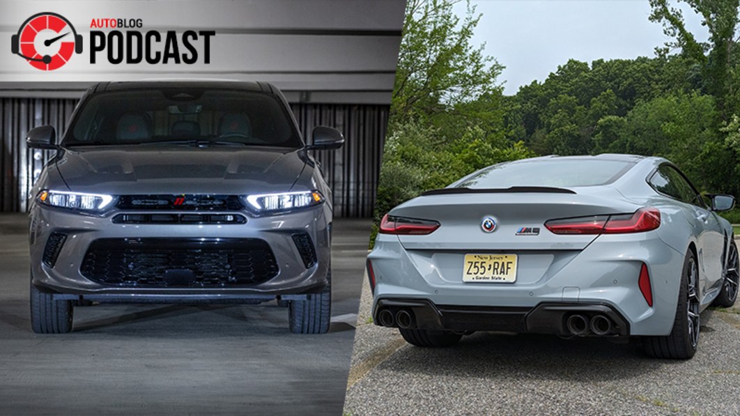 Conduciendo el Dodge Hornet, el BMW M8 y la prueba comparativa Supra vs. Z |  Podcast de autoblog n.° 789