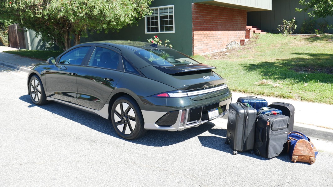 Hyundai Ioniq 6 Luggage Test: How big is the trunk? - Autoblog