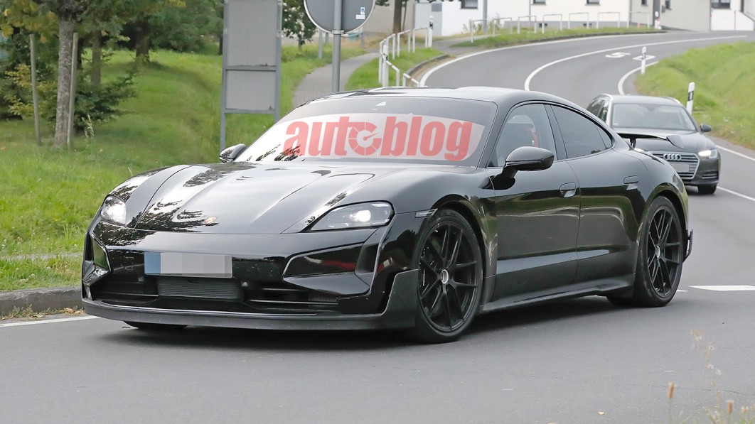 photo of Porsche Taycan Turbo GT spy photos bring the ultimate Taycan into focus image