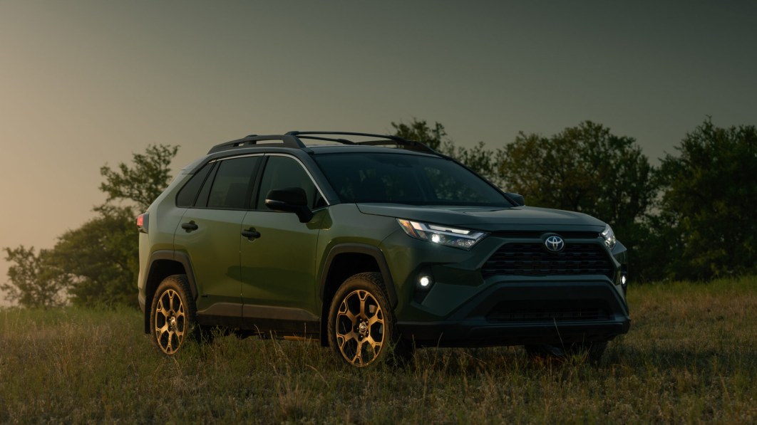 2024 Toyota RAV4 Woodland Edition adds Army Green and a cargo mount
