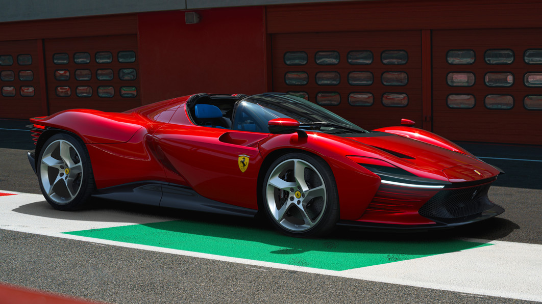 Ferrari Daytona SP3 has a mid-mounted 828-horsepower V12