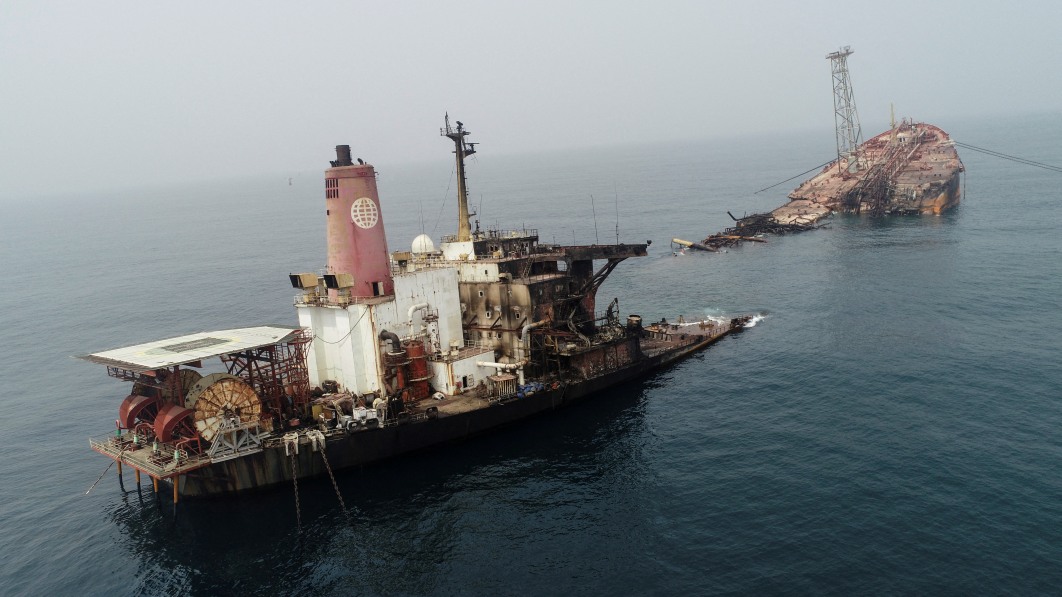 Oil production and storage vessel explodes off the coast of Nigeria