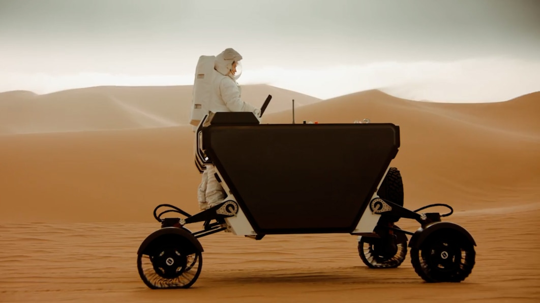 This rover prototype from Astrolab is designed to help residents of Mars