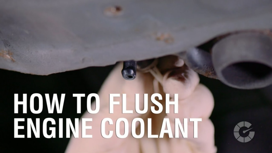How to flush engine coolant