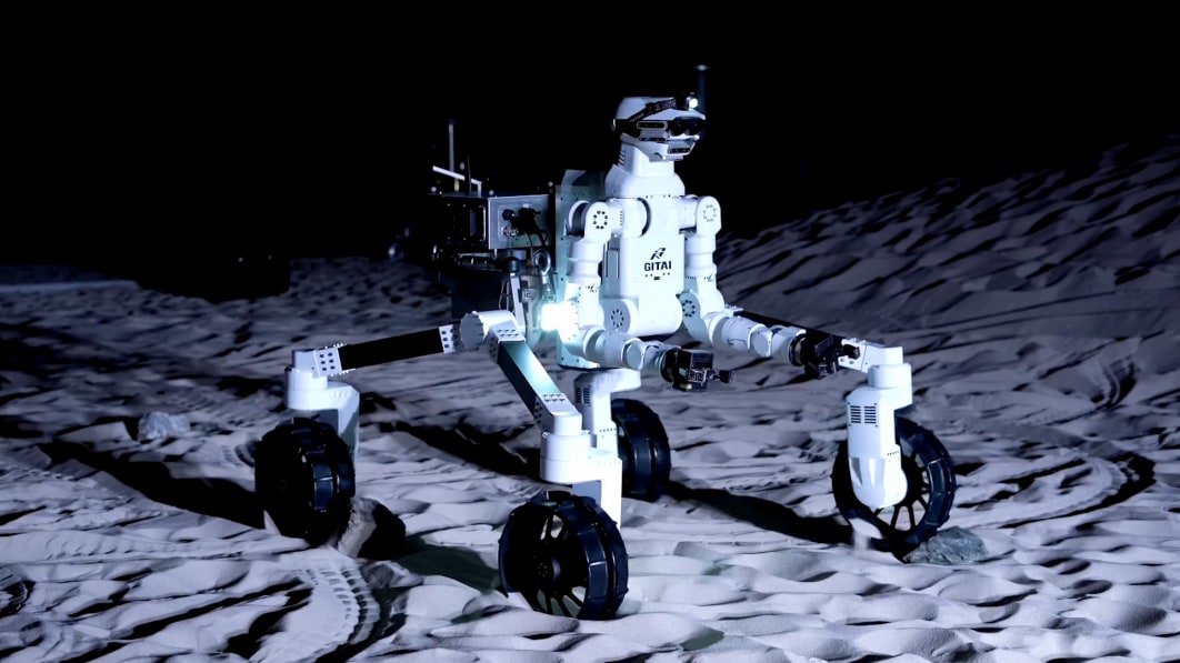 This space robot was made to help astronauts on the moon and Mars