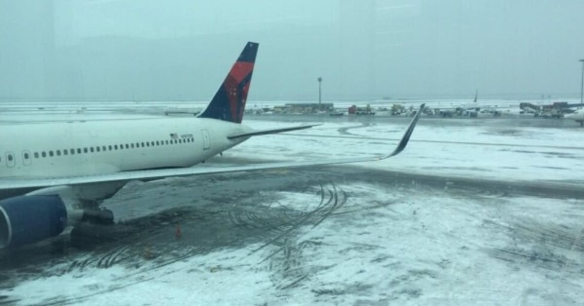 Plane From Toronto Slides Off JFK Runway