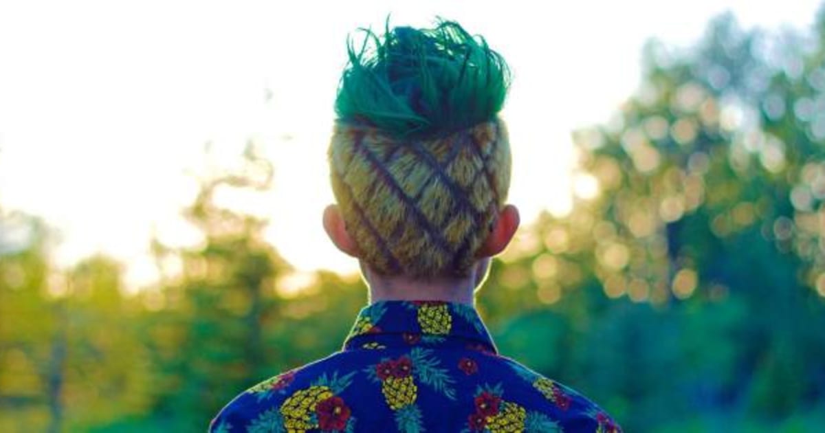 Photos. ce jeune chinois adopte la coupe de cheveux "ananas" | le