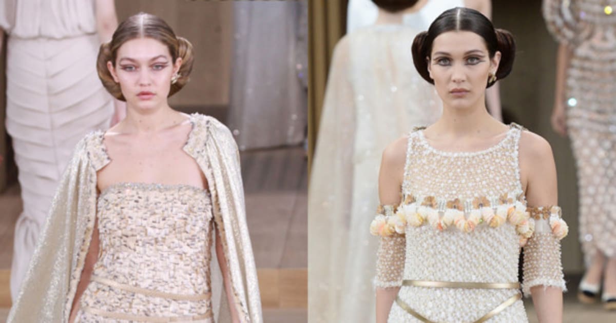 Gigi And Bella Hadid Make Their Chanel Couture Debuts in Paris ...