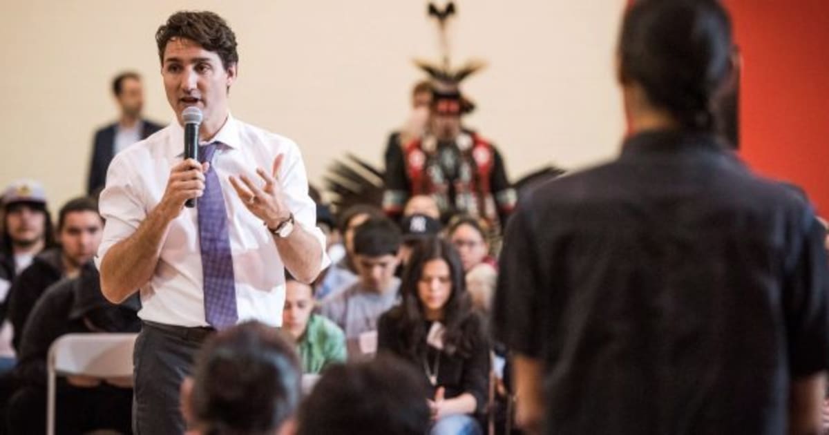 japan embassy job Student On World High Presses Trudeau 'Third School