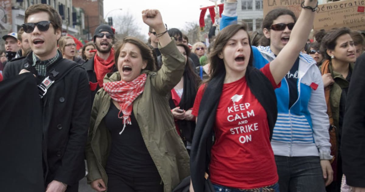 Montreal Student Riot: Charest Speech Marred By Rowdy Protest