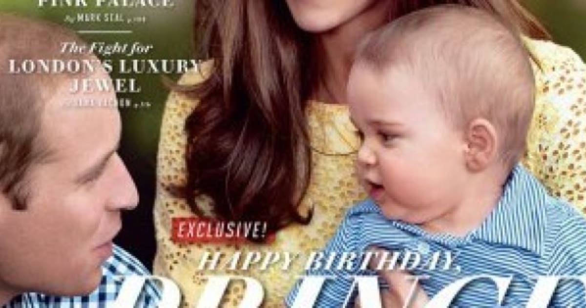 Prince Birthday Vanity Fair Cover Celebrates One Year Of The Royal