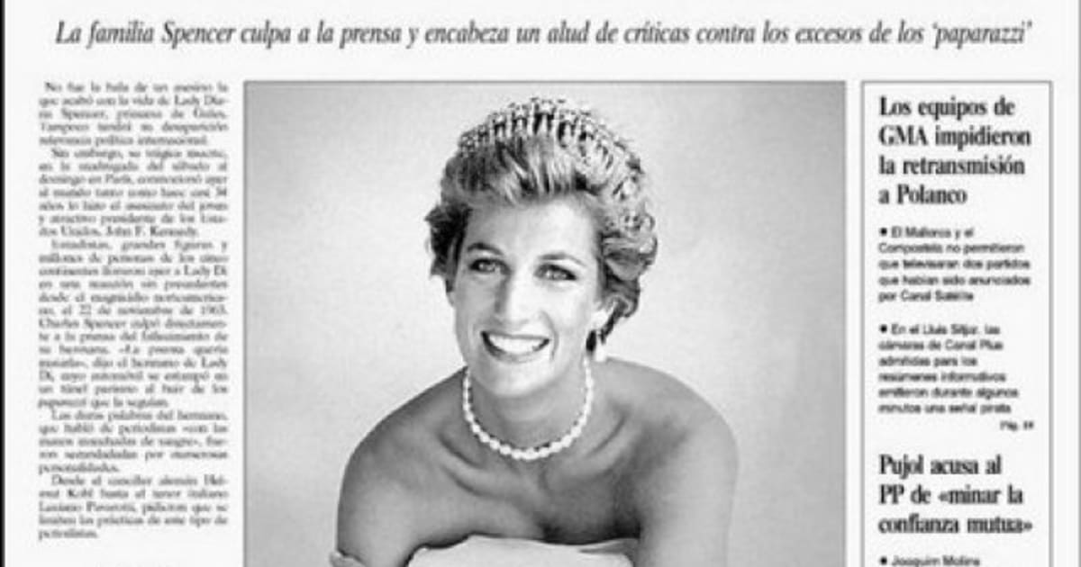 15 Aniversario De La Muerte De Diana De Gales ¿dónde Estábamos Cuando Lady Di Murió Fotos 