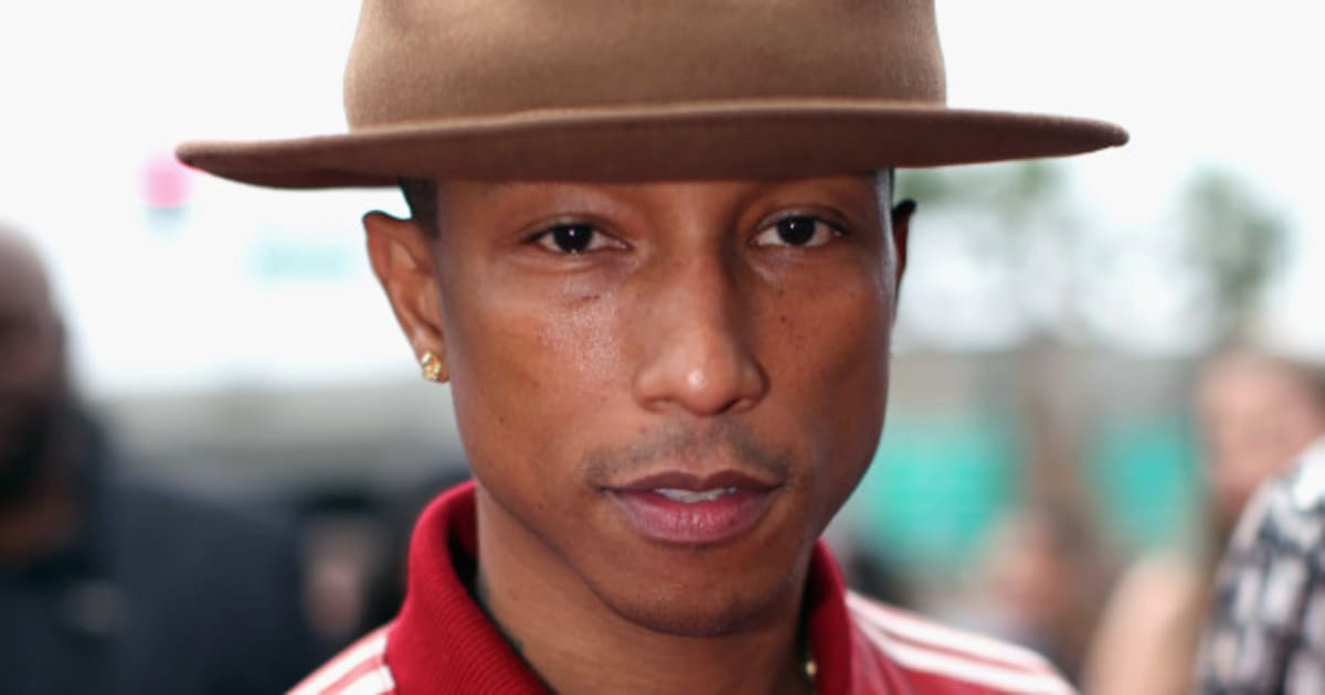 Pharrell Williams' Grammys 2014 Hat Makes Him Look Like A Mountie ...