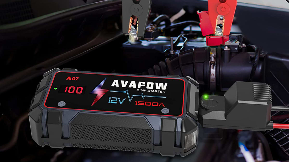 Grab this Avapow jump starter for under $50 for a limited time