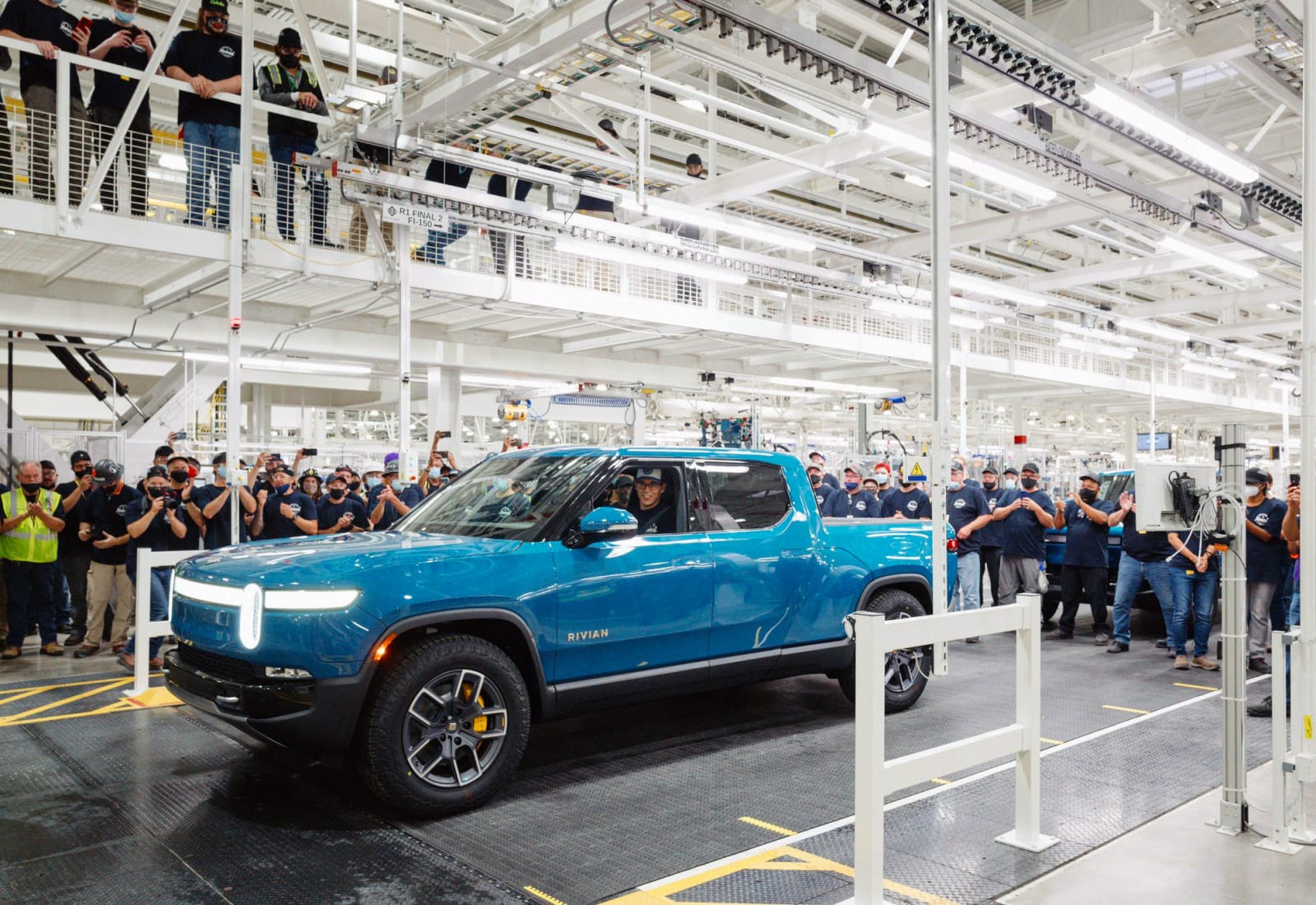 First R1T customer truck rolls off the assembly line