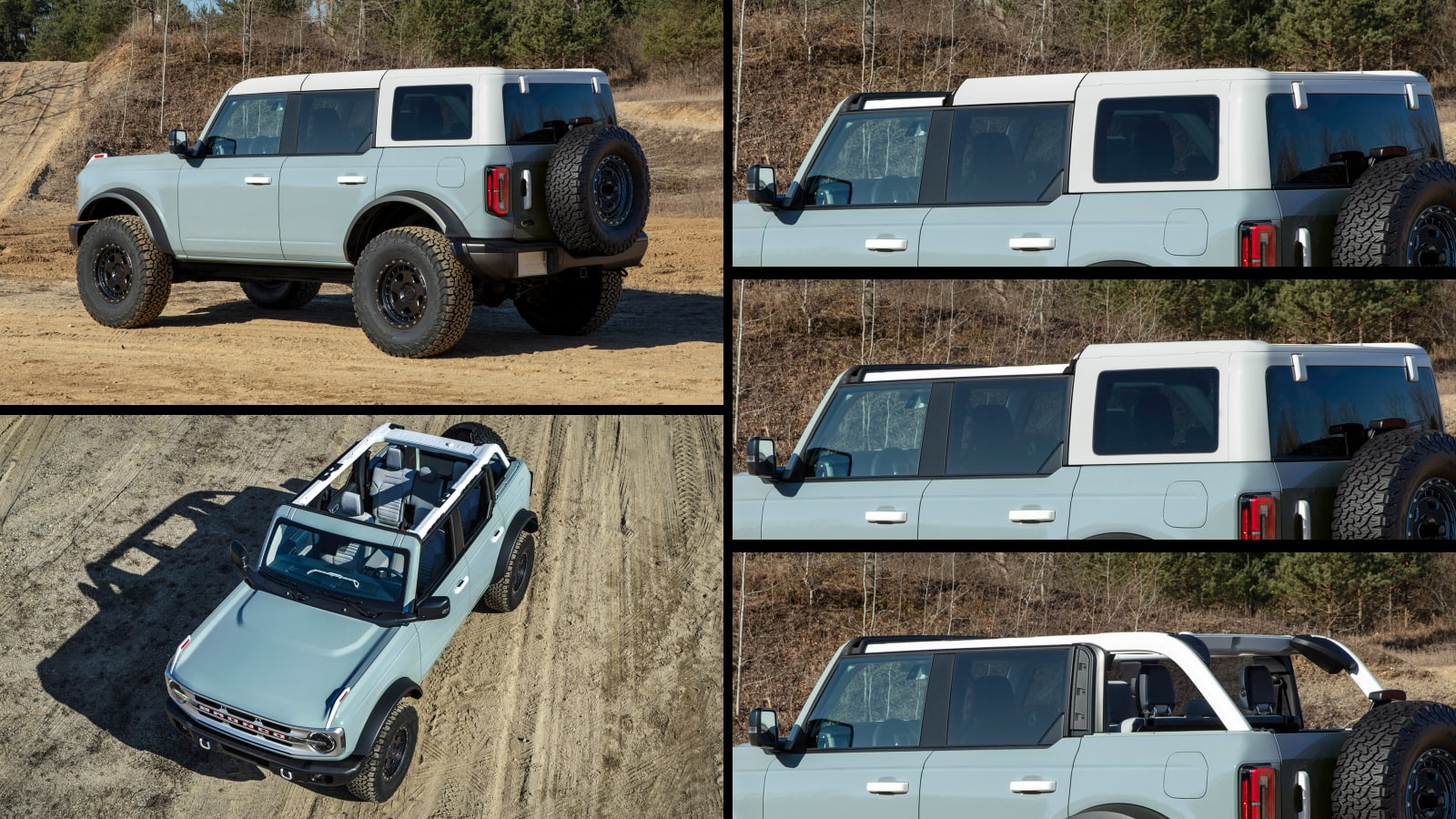 21 Ford Bronco S Modular Roof And Body Easy Removal Customization Autoblog