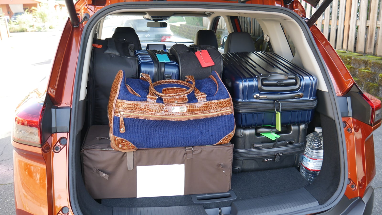 2021 Nissan Rogue Luggage Test How much fits in the cargo area?