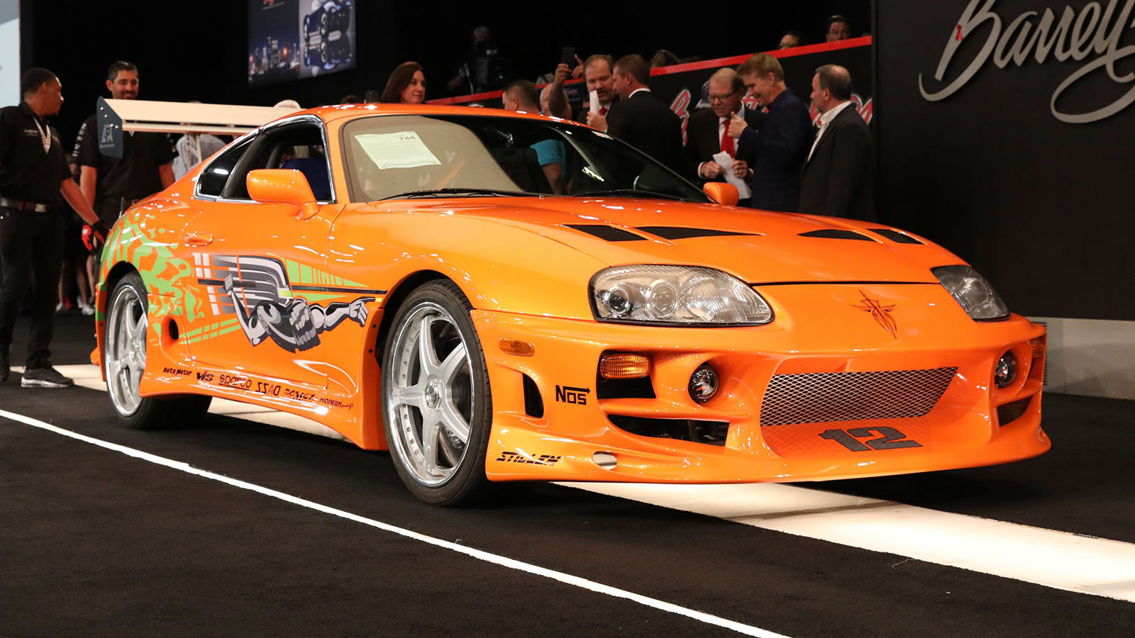 Toyota Supra Fast and the Furious' sells for over $500,000