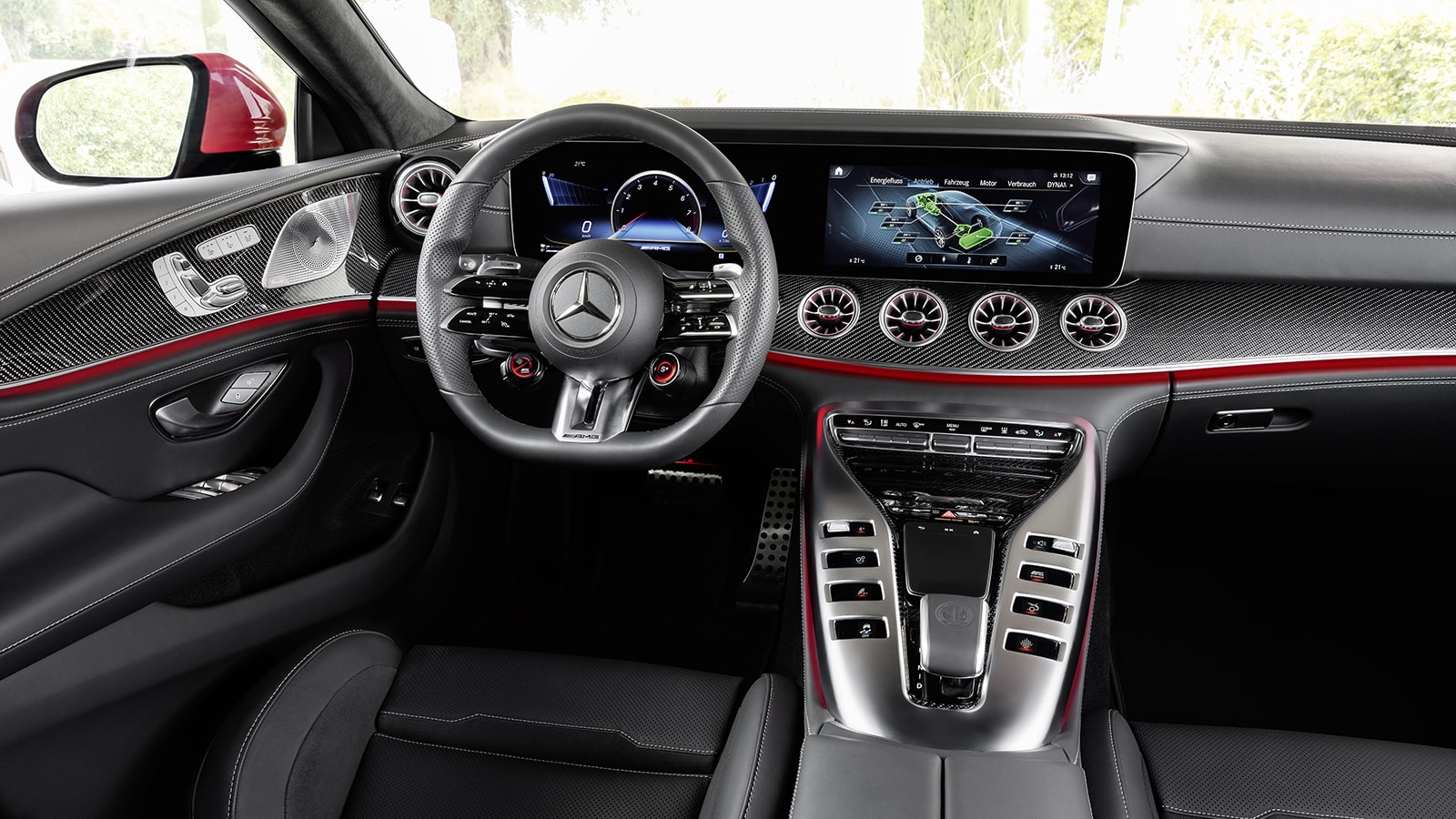 2022 Mercedes-AMG GT 63 S E PERFORMANCE (4MATIC+) (Kraftstoffverbrauch gewichtet, kombiniert (WLTP): 8,6 l/100 km; CO2-Emissionen gewichtet, kombiniert: 196 g/km; Stromverbrauch gewichtet: 10,3 kWh/100 km)Mercedes-AMG GT 63 S E Performance