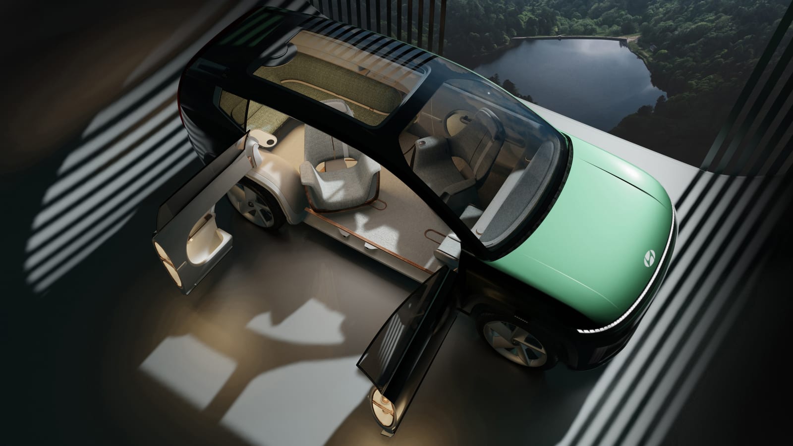 Hyundai Seven Concept enthüllt, Vorschau auf das futuristische Design des Ioniq 7€