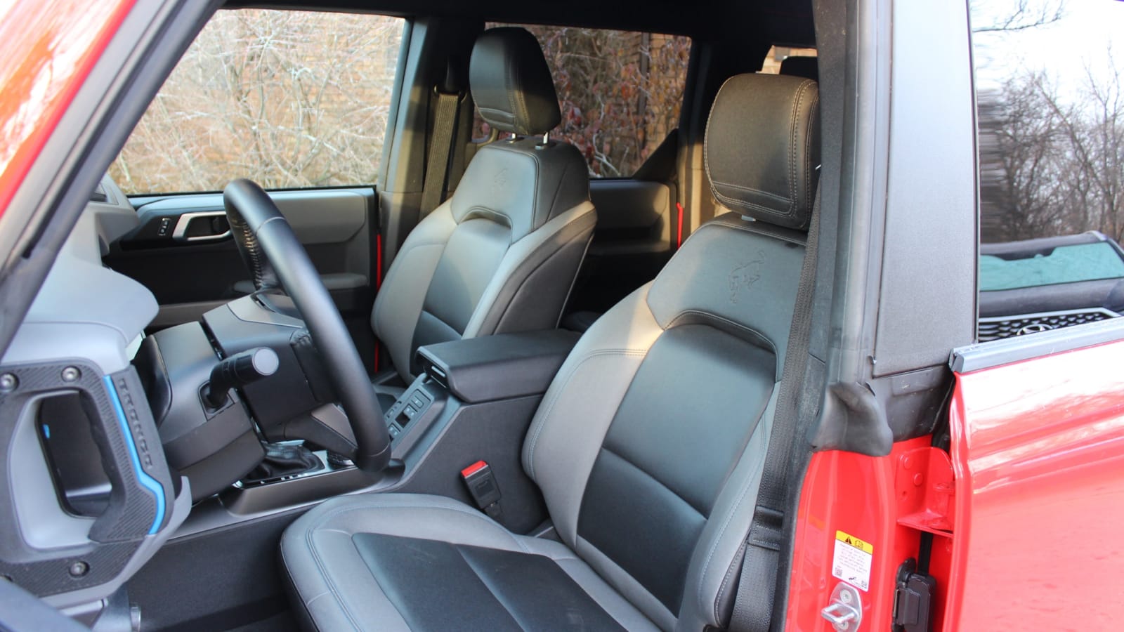 Ford Bronco Black Interior Review Purpose-built -