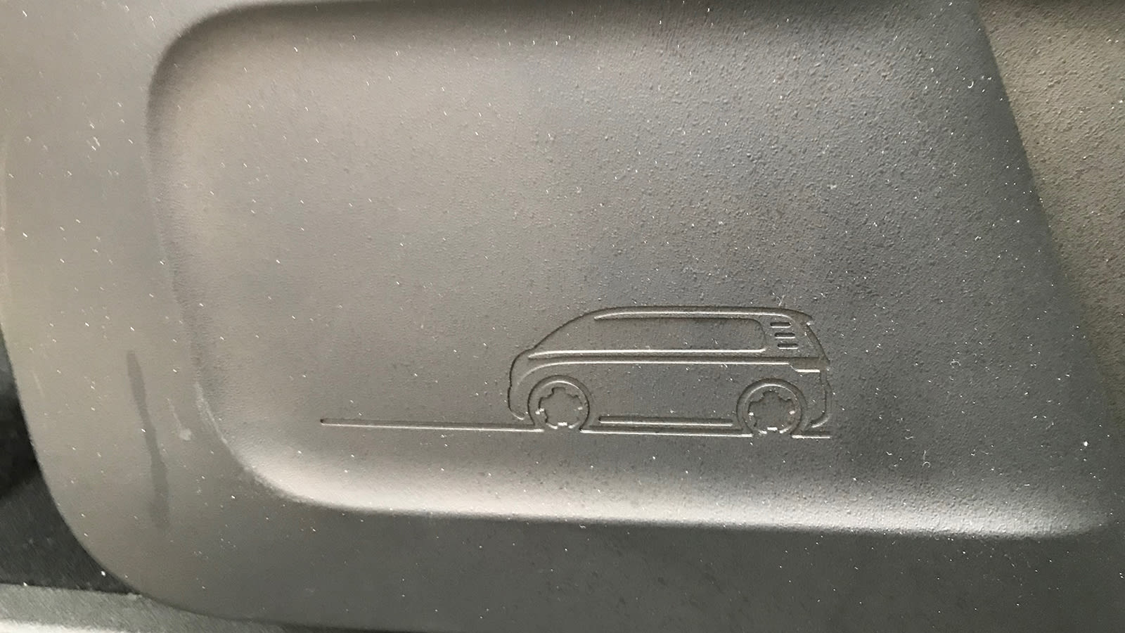 VW ID. Buzz silhouette Easter Egg