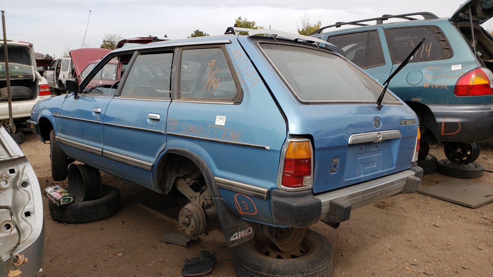 40 1981 Subaru Wagon in Colorado junkyard Photo by Murilee Martin