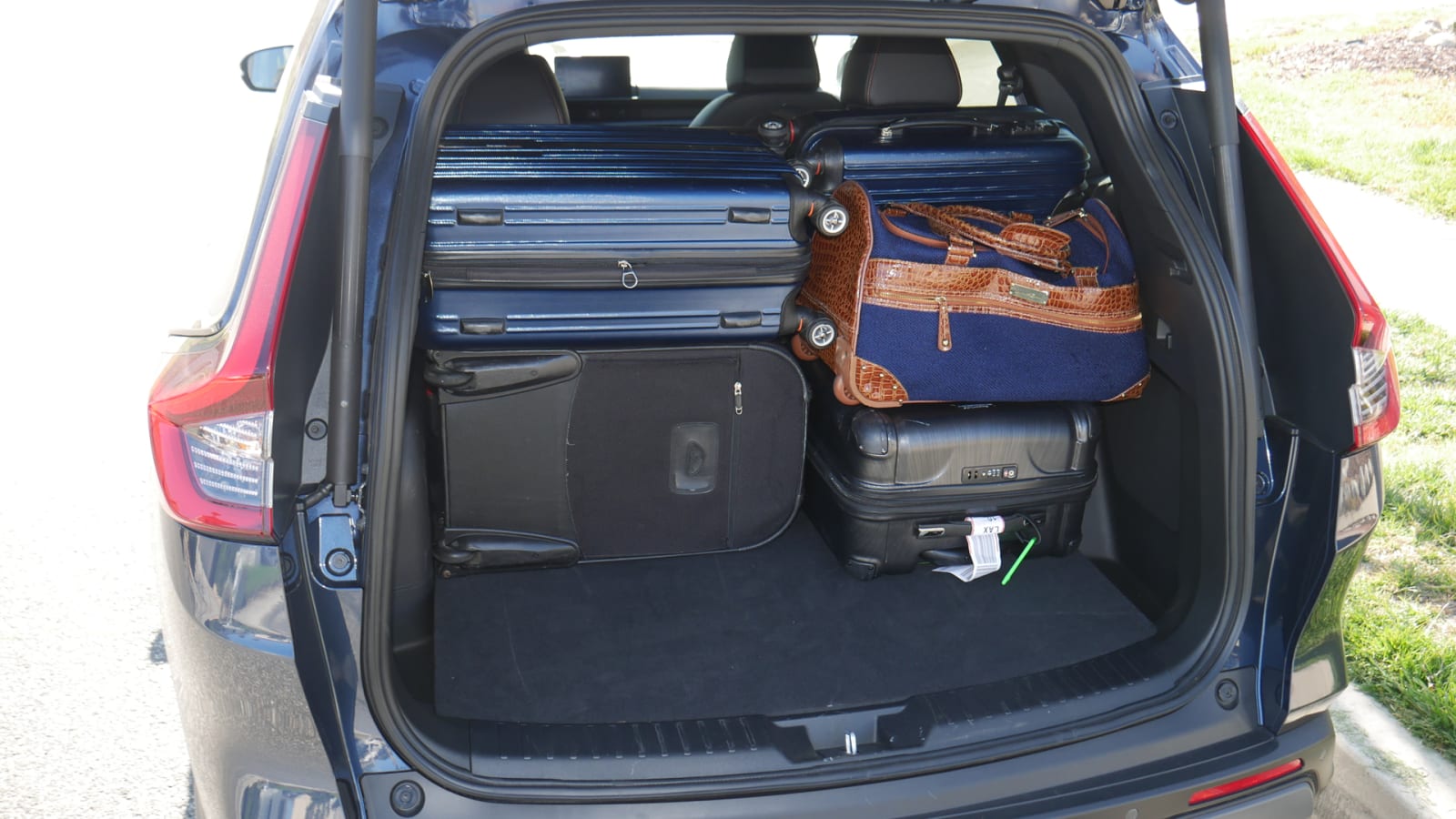 CR V all the bags Honda CR-V Luggage Test: How much cargo space?