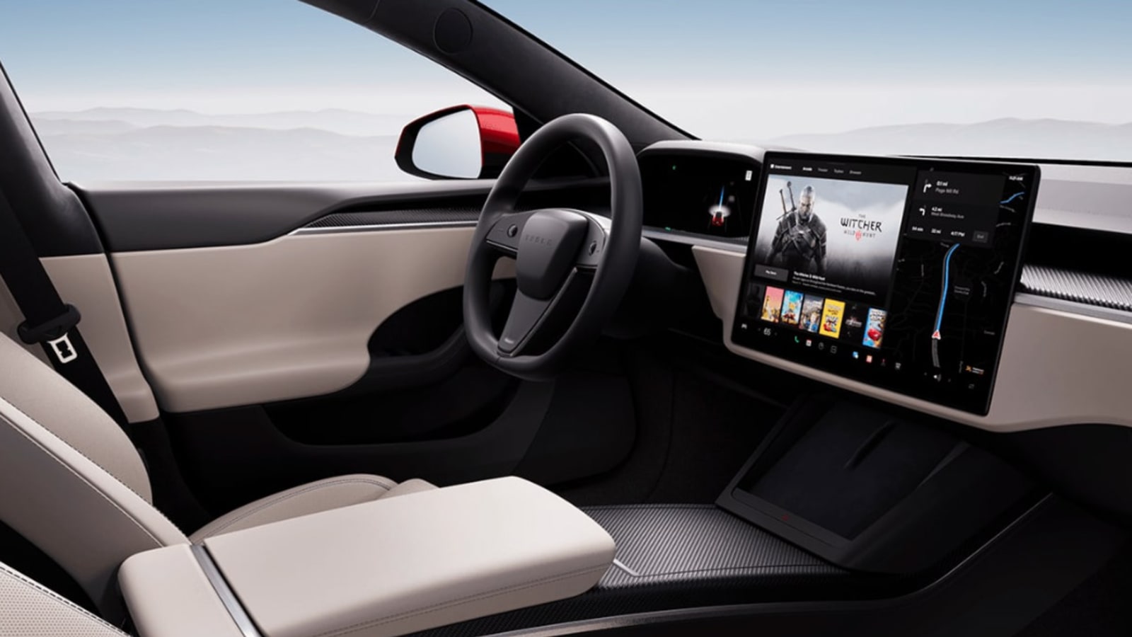 Tesla Model S ve Model X, yeni Ultra Kırmızı boya, yuvarlak direksiyon simidi ile güncellendi