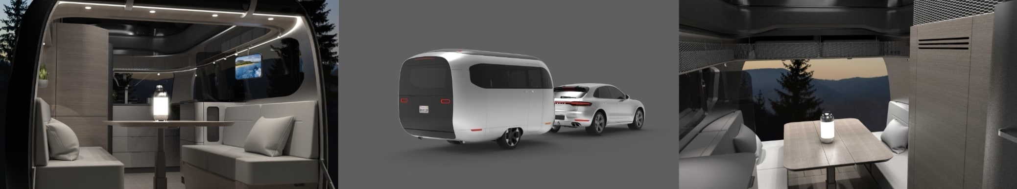 Airstream ve Porsche, SXSW'de elektrikli karavan kombinasyonunu gösteriyor