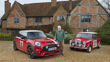 Mini delivers Paddy Hopkirk Edition car to the rally legend himself