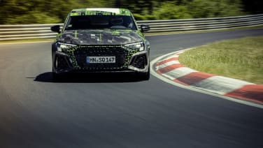 Watch as 2022 Audi RS 3 is crowned compact king of the Nurburgring