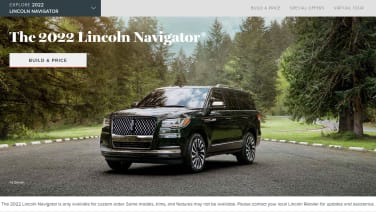 Want a new 2022 Lincoln Navigator? You'll have to custom order it