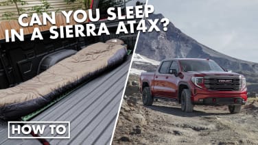 GMC Sierra 1500 AT4X: Can you sleep in it?