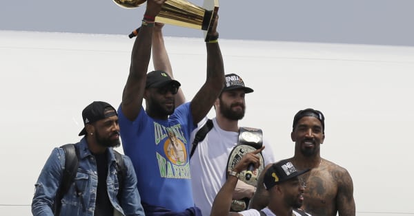 lebron wearing ultimate warrior shirt