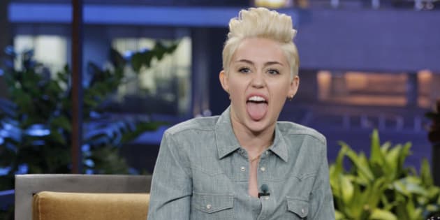 Miley Cyrus Rocks Canadian Tuxedo On 'The Tonight Show' (PHOTOS ...