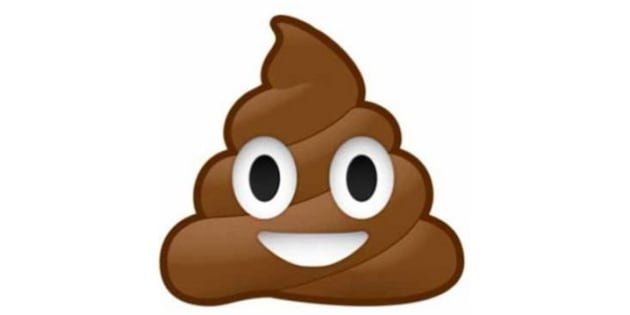 Broma pesada caca falsa con Nutella en inodoro baño público emoji emoticono