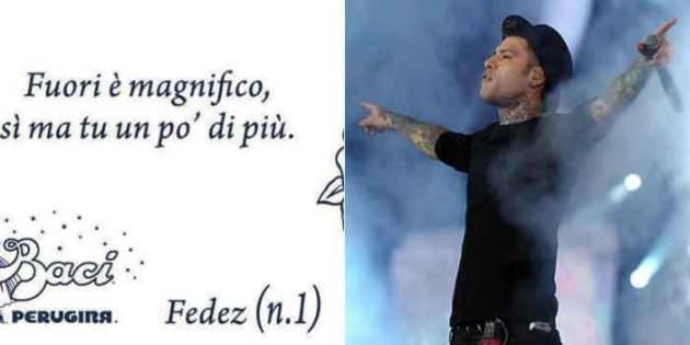 Fedez nei cartigli dei Baci Perugina: 30 frasi delle ...