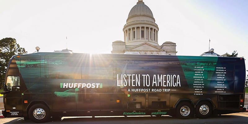 HuffPost hits the road, listening to America