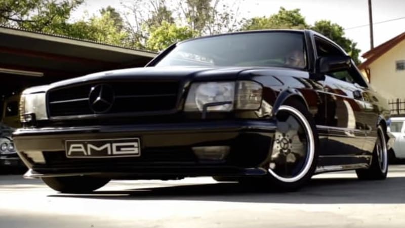 19 Mercedes Benz 560 Sec Amg Is Period Gangsta Autoblog