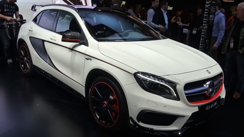 Mercedes Gla45 Amg Is Black White And Red All Over Autoblog