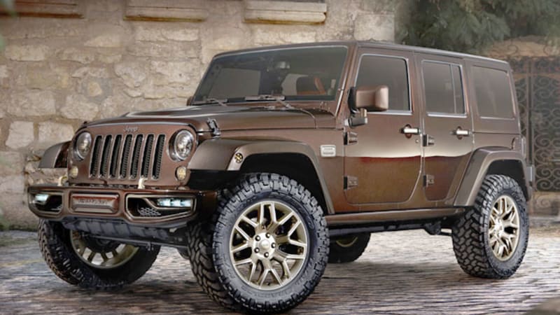 Jeep Wrangler Sundancer design liberally applies bronzer - Autoblog