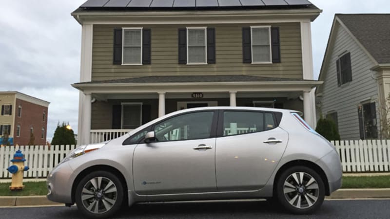 electric car drivers trading gas for solar power
