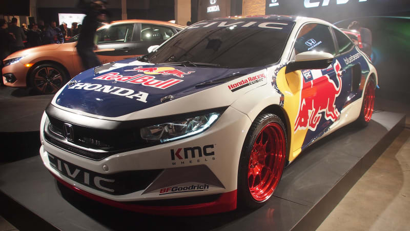 Honda Debuts 2016 Civic Coupe Racing Livery to Compete in 2016 Red Bull  Global Rallycross Series